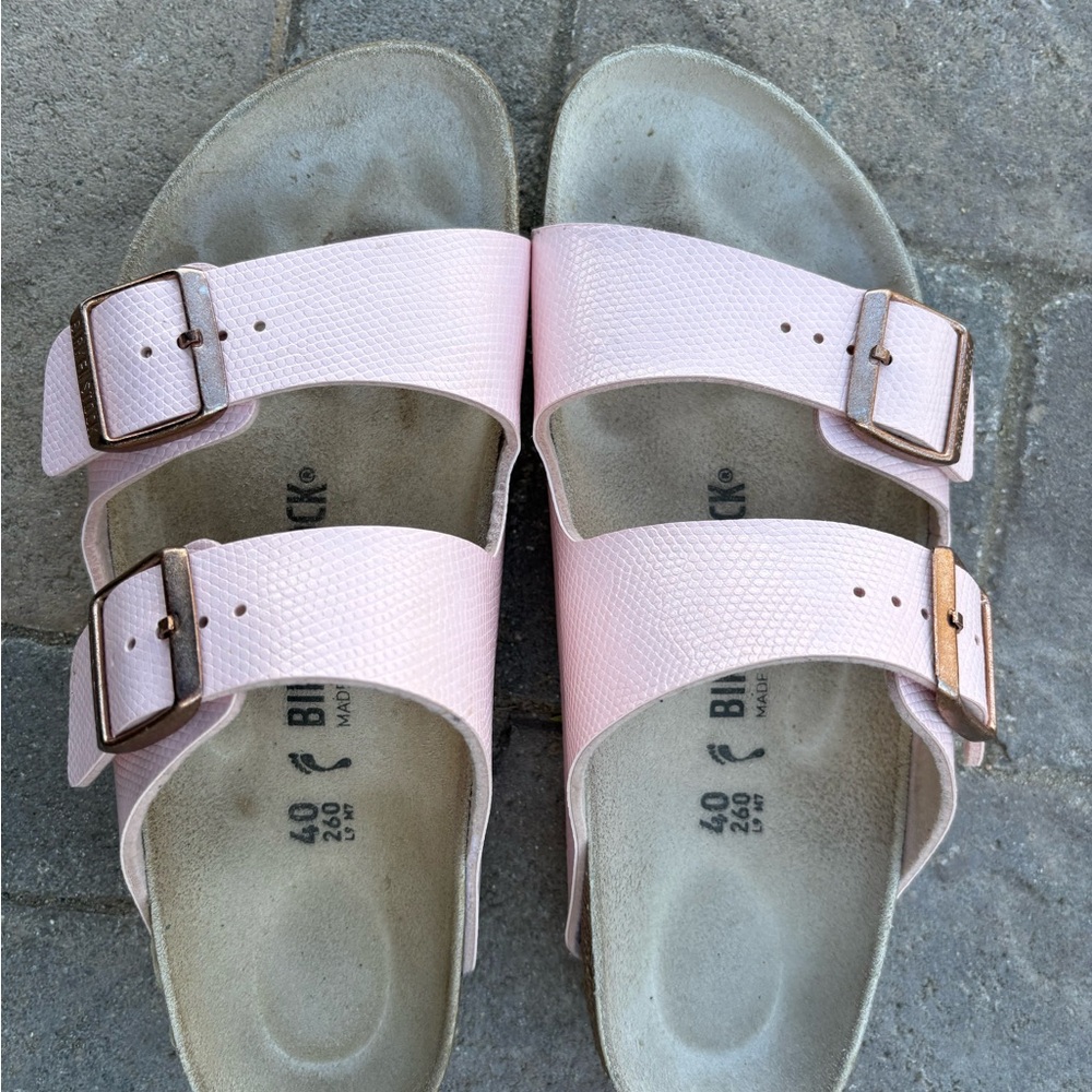 Birkenstock Light Pink Double Strap Sandals